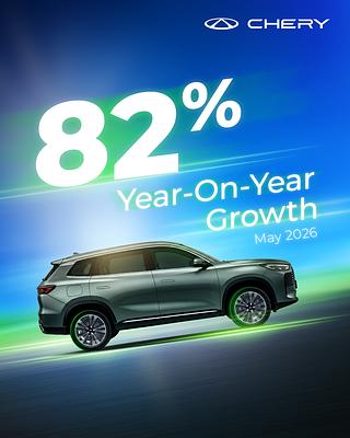 Chery Auto Philippines Records Strong May Performance, Posts 82% Year-on-Year Growth