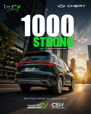 Chery Tiggo rEV Marks 1,000 Vehicles on Philippine Roads, Reflecting Growing Adoption Among Filipino Families