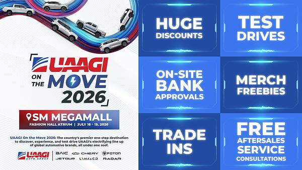 UAAGI On the Move 2026: Powering Up SM Megamall with an Expanded Mobility Showcase and Test Drive Experience 
