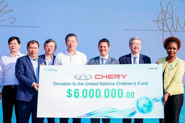 Joining Hands with Children, Building Future Together Chery supports children causes around the world